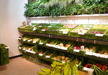 Frisches Obst und Gemüse
